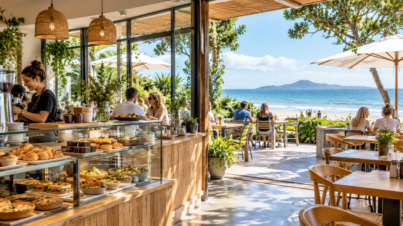 Independent Beachfront Cafe in Auckland